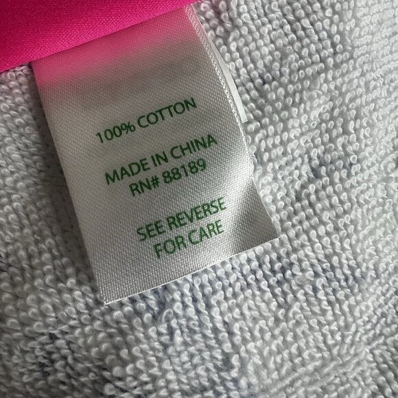 Lilly Pulitzer Towel Backpack Kaleidoscope Coral Beach Pool Vacation Pink Blue - Picture 7 of 8